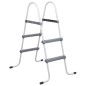 vidaXL Pool-Leiter Grau 84 cm Stahl vidaXL Pool-Leiter Grau 84 cm Stahl