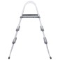 vidaXL Pool-Leiter Grau 84 cm Stahl vidaXL Pool-Leiter Grau 84 cm Stahl