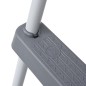 vidaXL Pool-Leiter Grau 84 cm Stahl vidaXL Pool-Leiter Grau 84 cm Stahl