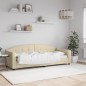 Tagesbett Creme 80x200 cm Stoff Tagesbett Creme 80x200 cm Stoff