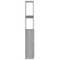 vidaXL Badschrank Grau Sonoma 25x26,5x170 cm Holzwerkstoff vidaXL Badschrank Grau Sonoma 25x26,5x170 cm Holzwerkstoff