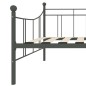 vidaXL Tagesbett-Rahmen Grau Metall 90×200 cm vidaXL Tagesbett-Rahmen Grau Metall 90×200 cm