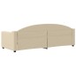 Tagesbett Creme 80x200 cm Stoff Tagesbett Creme 80x200 cm Stoff