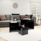 vidaXL Satztische 3-tlg. Hochglanz-Schwarz Holzwerkstoff vidaXL Satztische 3-tlg. Hochglanz-Schwarz Holzwerkstoff