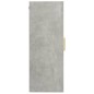 vidaXL Hängeschrank Betongrau 69,5x34x90 cm vidaXL Hängeschrank Betongrau 69,5x34x90 cm