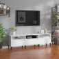 vidaXL TV-Schrank Hochglanz-Weiß 150x30x44,5 cm Holzwerkstoff vidaXL TV-Schrank Hochglanz-Weiß 150x30x44,5 cm Holzwerkstoff