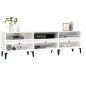 vidaXL TV-Schrank Hochglanz-Weiß 150x30x44,5 cm Holzwerkstoff vidaXL TV-Schrank Hochglanz-Weiß 150x30x44,5 cm Holzwerkstoff