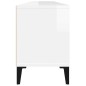 vidaXL TV-Schrank Hochglanz-Weiß 150x30x44,5 cm Holzwerkstoff vidaXL TV-Schrank Hochglanz-Weiß 150x30x44,5 cm Holzwerkstoff