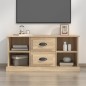 vidaXL TV-Schrank Sonoma-Eiche 99,5x35,5x48 cm Holzwerkstoff vidaXL TV-Schrank Sonoma-Eiche 99,5x35,5x48 cm Holzwerkstoff