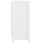 vidaXL Sideboard Weiß 100x35x74 cm Massivholz Kiefer vidaXL Sideboard Weiß 100x35x74 cm Massivholz Kiefer