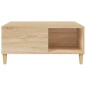 vidaXL Couchtisch Sonoma-Eiche 80x80x36,5 cm Holzwerkstoff vidaXL Couchtisch Sonoma-Eiche 80x80x36,5 cm Holzwerkstoff