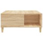 vidaXL Couchtisch Sonoma-Eiche 80x80x36,5 cm Holzwerkstoff vidaXL Couchtisch Sonoma-Eiche 80x80x36,5 cm Holzwerkstoff