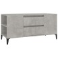 vidaXL TV-Schrank Betongrau 102x44,5x50 cm Holzwerkstoff vidaXL TV-Schrank Betongrau 102x44,5x50 cm Holzwerkstoff