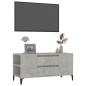 vidaXL TV-Schrank Betongrau 102x44,5x50 cm Holzwerkstoff vidaXL TV-Schrank Betongrau 102x44,5x50 cm Holzwerkstoff