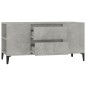 vidaXL TV-Schrank Betongrau 102x44,5x50 cm Holzwerkstoff vidaXL TV-Schrank Betongrau 102x44,5x50 cm Holzwerkstoff