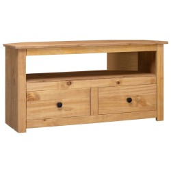 vidaXL TV-Eckschrank 93 x 49 x 49 cm Massivholz Panama-Kiefer 