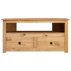 vidaXL TV-Eckschrank 93 x 49 x 49 cm Massivholz Panama-Kiefer 