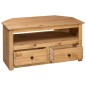 vidaXL TV-Eckschrank 93 x 49 x 49 cm Massivholz Panama-Kiefer vidaXL TV-Eckschrank 93 x 49 x 49 cm Massivholz Panama-Kiefer