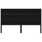 vidaXL Kopfteil Schwarz 146x4x100 cm Massivholz Kiefer vidaXL Kopfteil Schwarz 146x4x100 cm Massivholz Kiefer