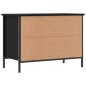 vidaXL Schuhregal Schwarz 69x35x50 cm Holzwerkstoff vidaXL Schuhregal Schwarz 69x35x50 cm Holzwerkstoff
