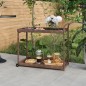 vidaXL Barwagen Braun 100x45x83 cm Poly Rattan vidaXL Barwagen Braun 100x45x83 cm Poly Rattan