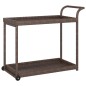 vidaXL Barwagen Braun 100x45x83 cm Poly Rattan vidaXL Barwagen Braun 100x45x83 cm Poly Rattan
