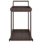 vidaXL Barwagen Braun 100x45x83 cm Poly Rattan vidaXL Barwagen Braun 100x45x83 cm Poly Rattan