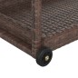 vidaXL Barwagen Braun 100x45x83 cm Poly Rattan vidaXL Barwagen Braun 100x45x83 cm Poly Rattan