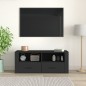vidaXL TV-Schrank Schwarz 100x35x40 cm Holzwerkstoff vidaXL TV-Schrank Schwarz 100x35x40 cm Holzwerkstoff