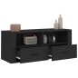 vidaXL TV-Schrank Schwarz 100x35x40 cm Holzwerkstoff vidaXL TV-Schrank Schwarz 100x35x40 cm Holzwerkstoff