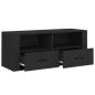 vidaXL TV-Schrank Schwarz 100x35x40 cm Holzwerkstoff vidaXL TV-Schrank Schwarz 100x35x40 cm Holzwerkstoff