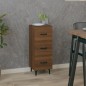 vidaXL Sideboard Braun Eichen-Optik 34,5x34x90 cm Holzwerkstoff vidaXL Sideboard Braun Eichen-Optik 34,5x34x90 cm Holzwerkstoff