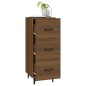 vidaXL Sideboard Braun Eichen-Optik 34,5x34x90 cm Holzwerkstoff vidaXL Sideboard Braun Eichen-Optik 34,5x34x90 cm Holzwerkstoff