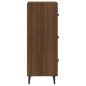 vidaXL Sideboard Braun Eichen-Optik 34,5x34x90 cm Holzwerkstoff vidaXL Sideboard Braun Eichen-Optik 34,5x34x90 cm Holzwerkstoff