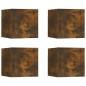 vidaXL TV-Wandschränke 4 Stk. Räuchereiche 30,5x30x30 cm vidaXL TV-Wandschränke 4 Stk. Räuchereiche 30,5x30x30 cm