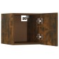 vidaXL TV-Wandschränke 4 Stk. Räuchereiche 30,5x30x30 cm vidaXL TV-Wandschränke 4 Stk. Räuchereiche 30,5x30x30 cm