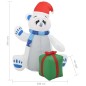 vidaXL Aufblasbarer Eisbär LED Indoor und Outdoor 2,4 m vidaXL Aufblasbarer Eisbär LED Indoor und Outdoor 2,4 m
