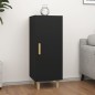 vidaXL Sideboard Schwarz 34,5x34x90 cm Holzwerkstoff vidaXL Sideboard Schwarz 34,5x34x90 cm Holzwerkstoff