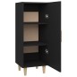 vidaXL Sideboard Schwarz 34,5x34x90 cm Holzwerkstoff vidaXL Sideboard Schwarz 34,5x34x90 cm Holzwerkstoff