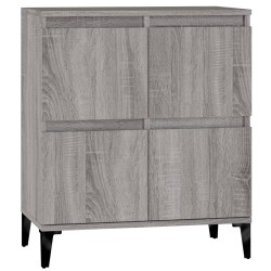 vidaXL Sideboard Grau Sonoma 60x35x70 cm Holzwerkstoff