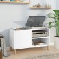 vidaXL Plattenschrank Weiß 84,5x38x48 cm Holzwerkstoff vidaXL Plattenschrank Weiß 84,5x38x48 cm Holzwerkstoff