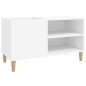 vidaXL Plattenschrank Weiß 84,5x38x48 cm Holzwerkstoff vidaXL Plattenschrank Weiß 84,5x38x48 cm Holzwerkstoff