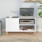 vidaXL Plattenschrank Weiß 84,5x38x48 cm Holzwerkstoff vidaXL Plattenschrank Weiß 84,5x38x48 cm Holzwerkstoff