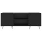 vidaXL Plattenschrank Schwarz 121x38x48 cm Holzwerkstoff vidaXL Plattenschrank Schwarz 121x38x48 cm Holzwerkstoff
