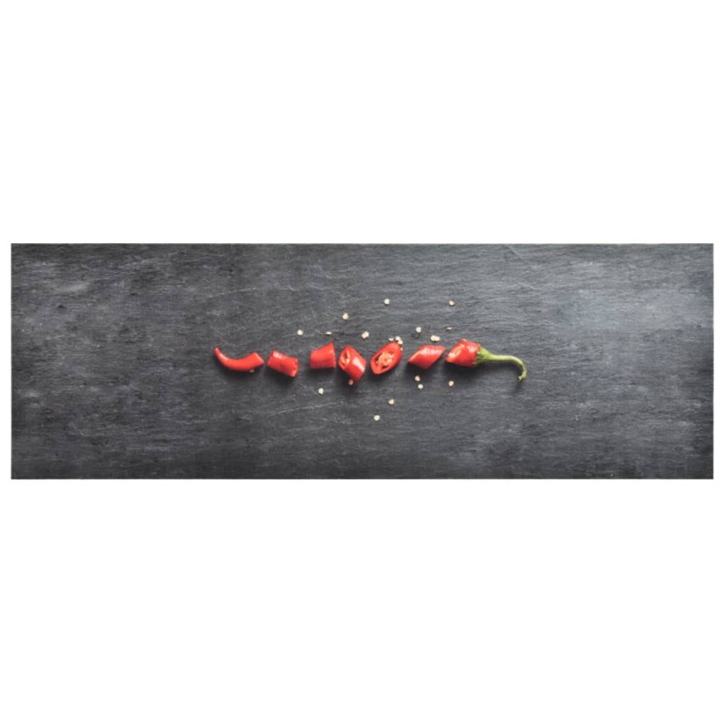 vidaXL Küchenteppich Waschbar Peperoni 60x300 cm vidaXL Küchenteppich Waschbar Peperoni 60x300 cm