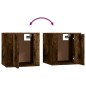 vidaXL TV-Wandschrank Räuchereiche 40x34,5x40 cm vidaXL TV-Wandschrank Räuchereiche 40x34,5x40 cm