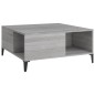 vidaXL Couchtisch Grau Sonoma 80x80x36,5 cm Holzwerkstoff vidaXL Couchtisch Grau Sonoma 80x80x36,5 cm Holzwerkstoff