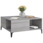 vidaXL Couchtisch Grau Sonoma 80x80x36,5 cm Holzwerkstoff vidaXL Couchtisch Grau Sonoma 80x80x36,5 cm Holzwerkstoff