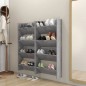 vidaXL Wand-Schuhschränke 4 Stk. Betongrau 60x18x60 cm Holzwerkstoff vidaXL Wand-Schuhschränke 4 Stk. Betongrau 60x18x60 cm Holzwerkstoff