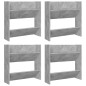 vidaXL Wand-Schuhschränke 4 Stk. Betongrau 60x18x60 cm Holzwerkstoff vidaXL Wand-Schuhschränke 4 Stk. Betongrau 60x18x60 cm Holzwerkstoff